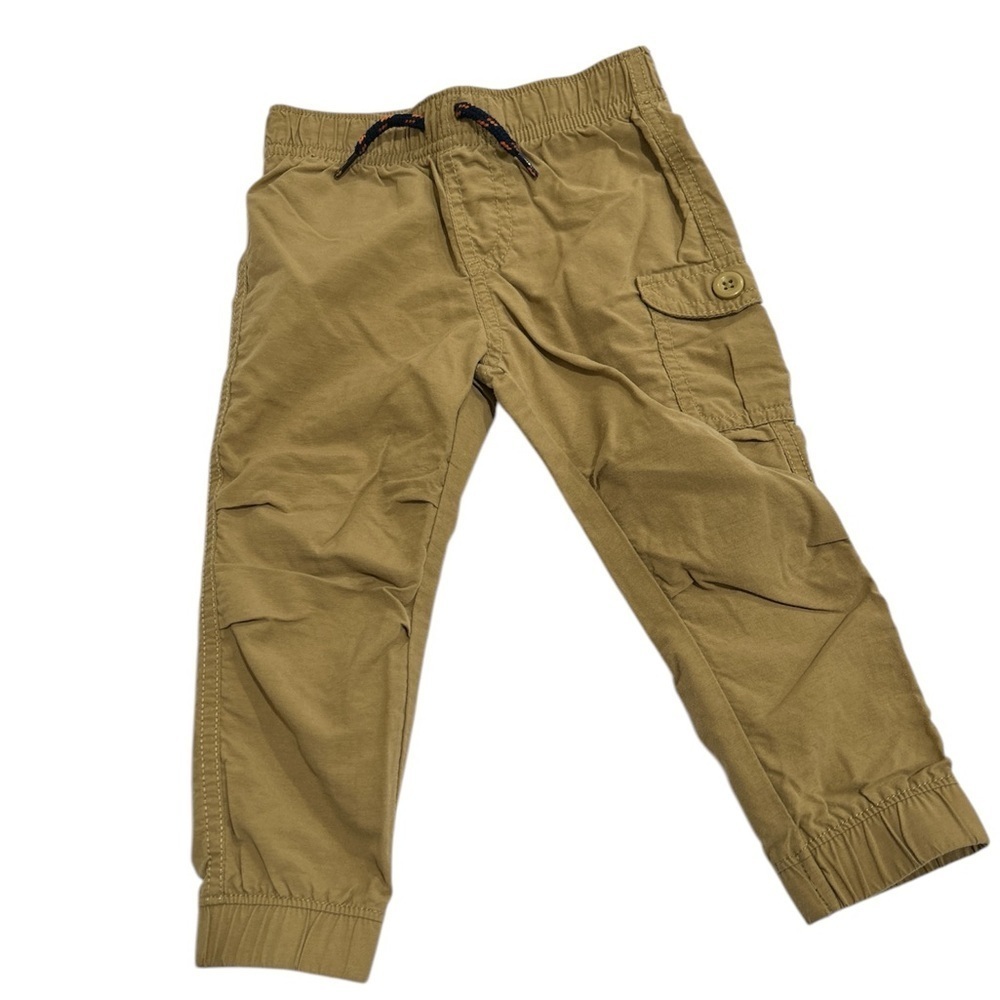Kids Tan Cargo Pants